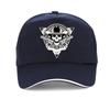 Double Gun Skull Men'S Baseball Cap Punk Style 3D Print Rock Skull Men Cowboy Hat Outdoor Casual Adjustable Snapback Hats Bone