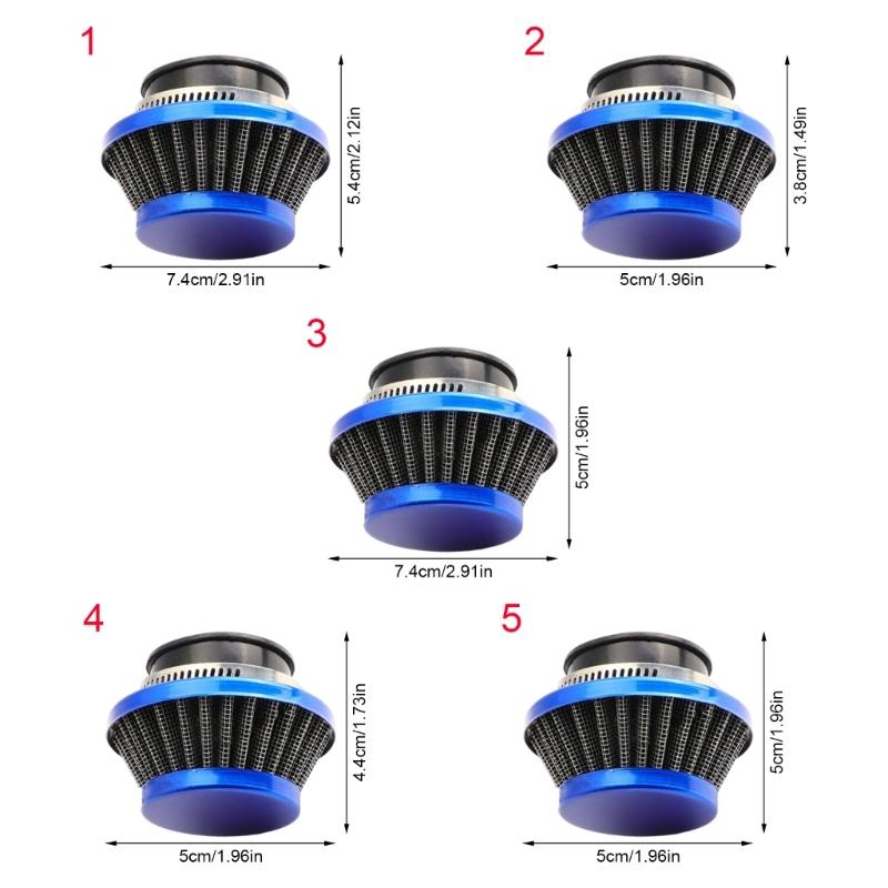 Filtro Aria Motore Moto Universale Acciaio Inossidabile Parte Migliorata Compatibilità Multi-Modello Miglioramento della Filtrazione