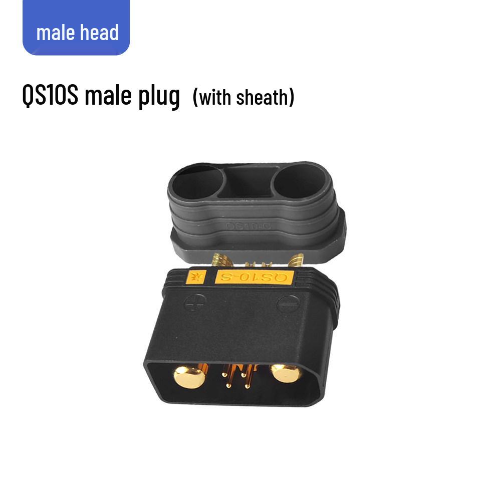 QS10S High-Current Anti-Spark Connector for Model Aircraft, Drones, and EV Battery Modifications