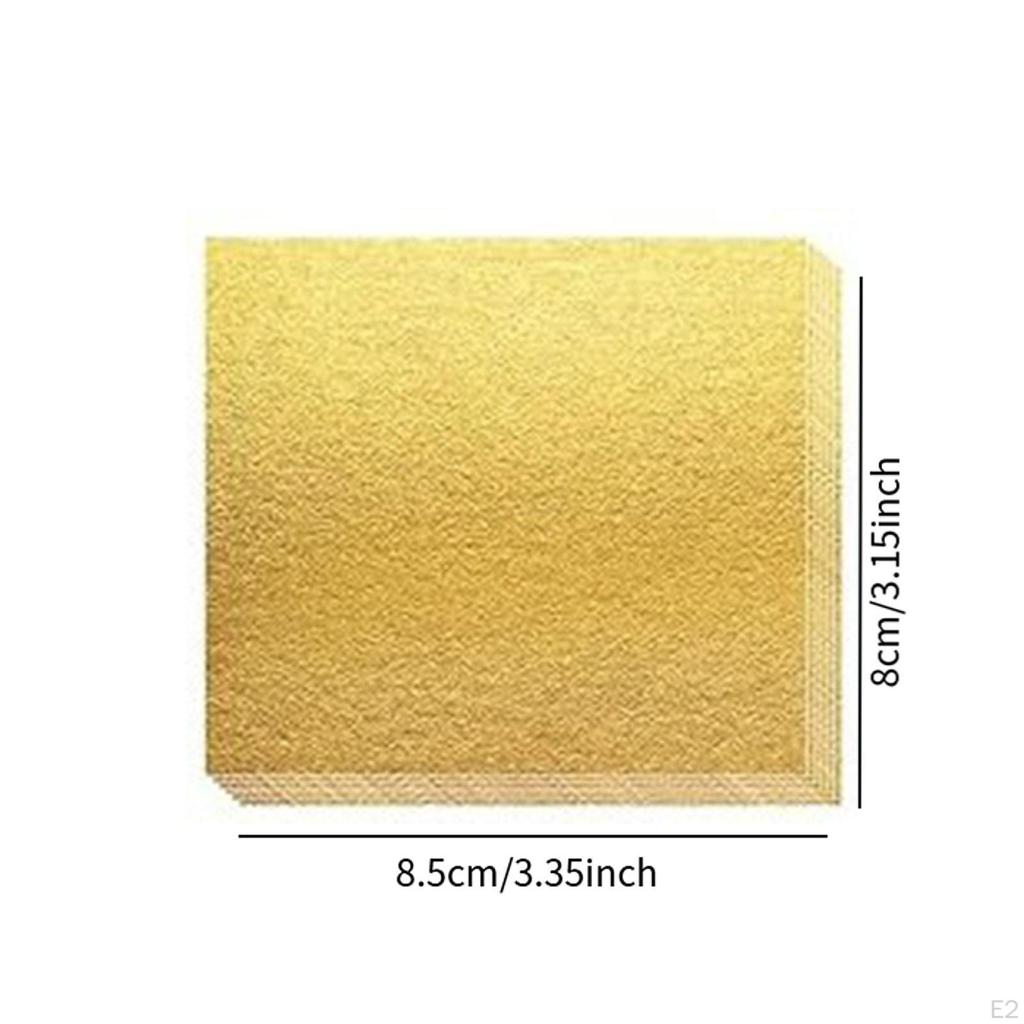 240 Sheets Gold Leaf Imitation Paper Handicrafts Crafts Sequins Multi