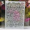 A5 21cm Rete a Maglia Stencil a Strati Pittura Scrapbooking Colorazione Goffratura Album Modello Decorativo