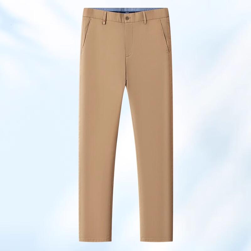 

MONTAGUT Men s Cool-Feel Easy-Care Straight Casual Pants 38