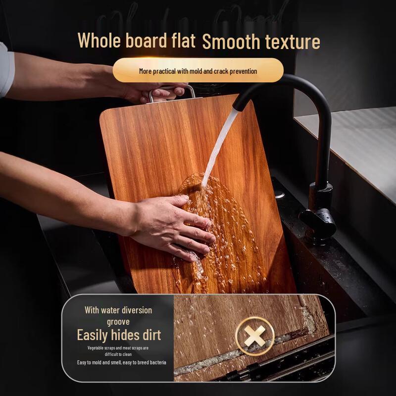Zhi Shi Rosewood Cutting Board with Handle