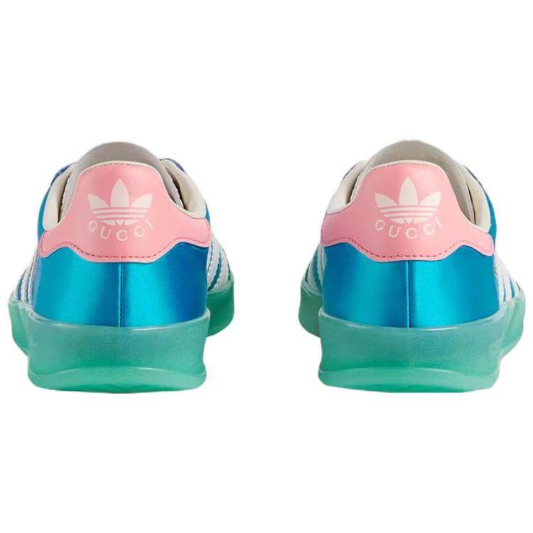 Adidas Gazelle Světle modré hedvábné dámské tenisky 707867-U7R10-3660