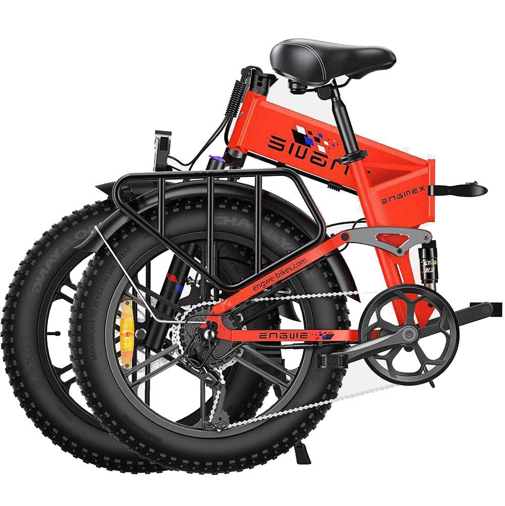 Engwe ENGINE X Universal City E-Bike with 250W 48V13Ah 20" Snow Tire Fat E-Bike, Shimano 7-Speed, LCD Display Foldable Electric Bike