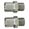 1pair Stainless Steel Bicycles Pedals Thread Converter Bearing Accessories for Cycling Enthusiasts and Bike Maintenances