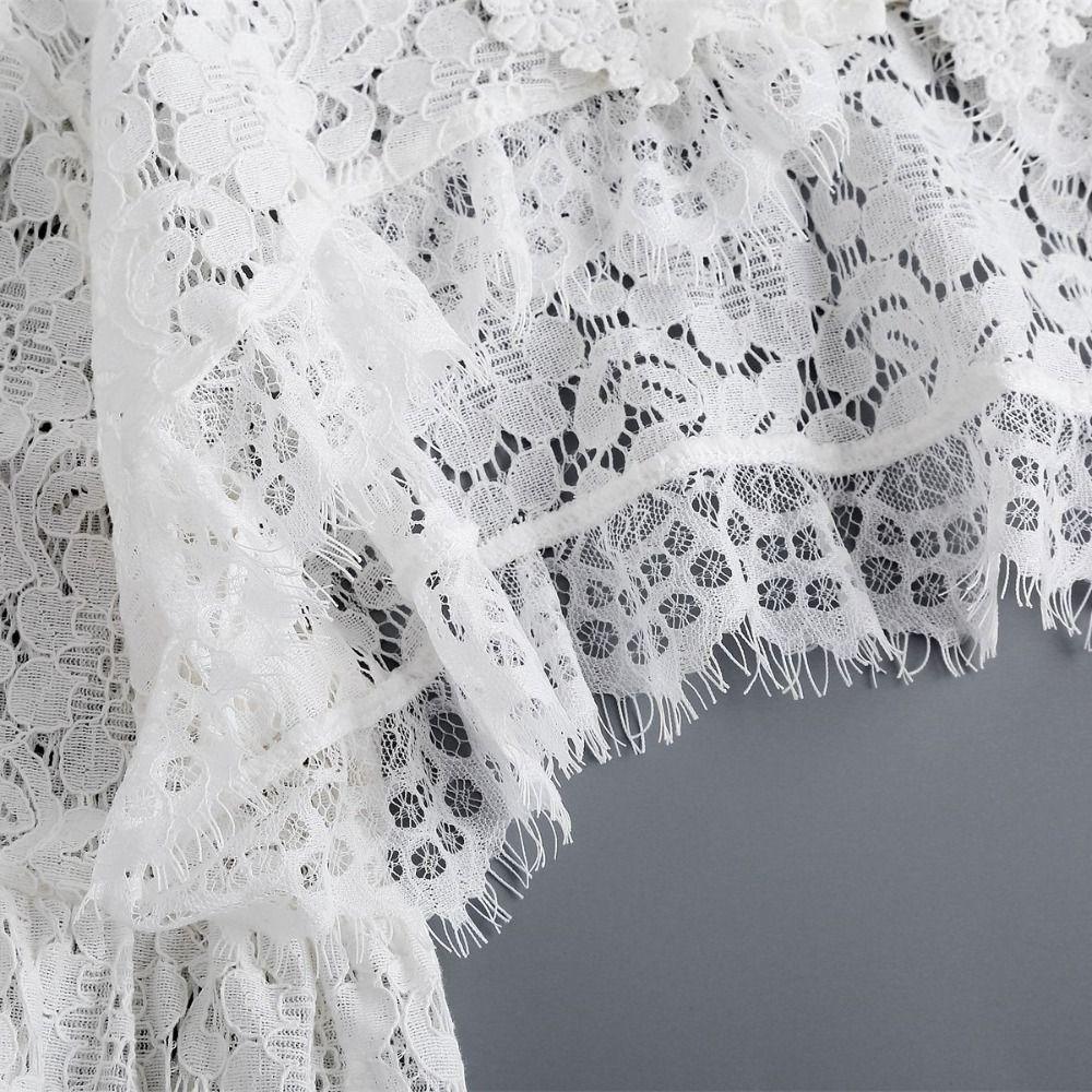 Cloak Lace Fake Collar Hollow Out Short Small Shirt Elegant Lace Shawl Female