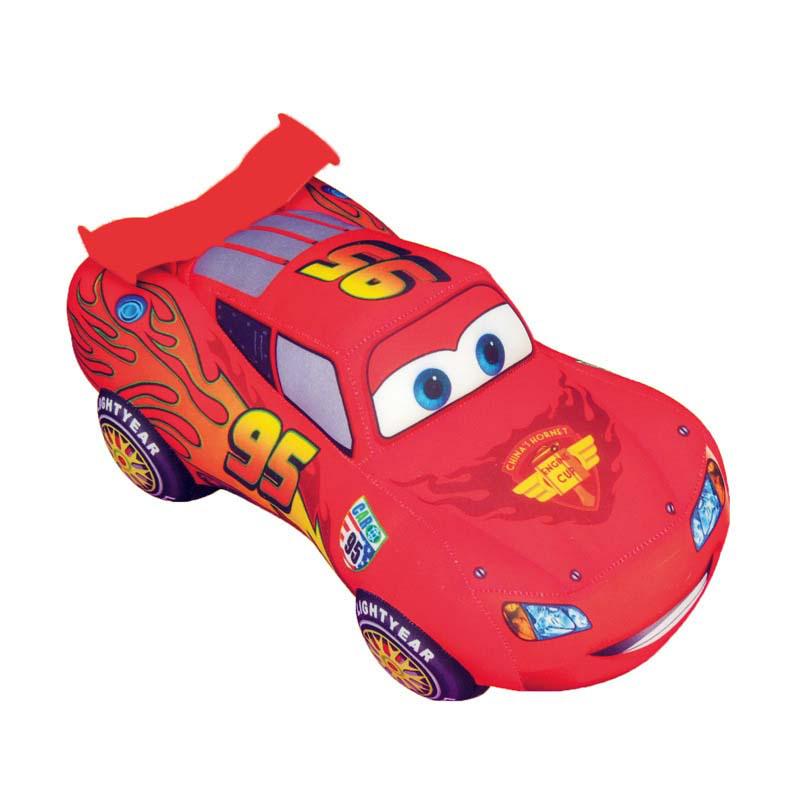 

Lightning McQueen Plush Racing Car Toy for Kids 17 cm красный