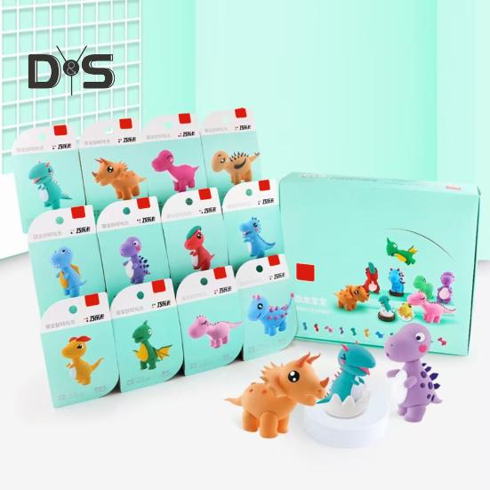 Kit di argilla essiccata all'aria per bambini, set di modellatura creativa per principianti con strumenti, giocattoli in argilla morbida fai da te super leggeri, scatola regalo, gioco fantasioso per tutte le età