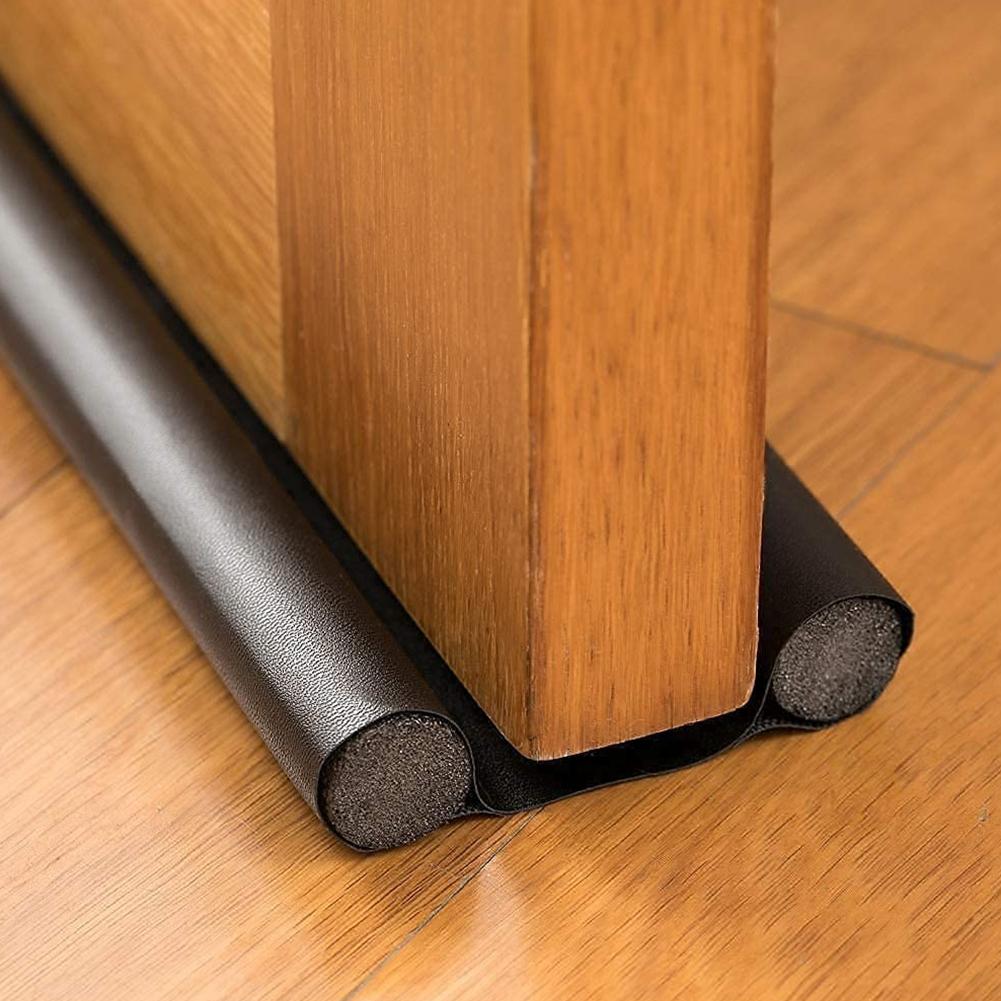 96cm Waterproof Seal Strip Draught Excluder Stopper Door Bottom Guard EPE Foam Leather Seal Dustproof Soundproof Sealing Strips