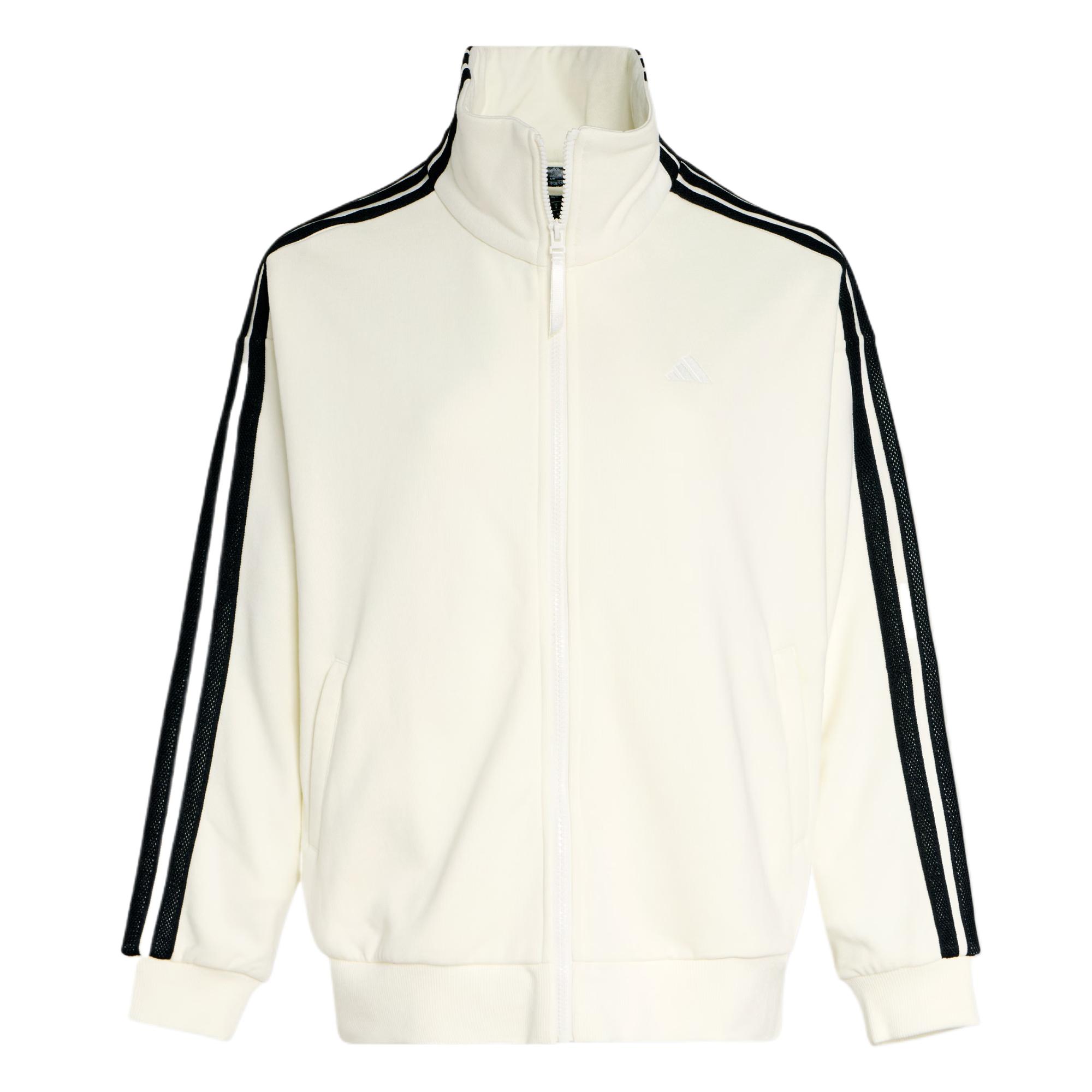 Adidas Originals FAV FT 3S Knit Track Jacket Women Black White KS2817 M