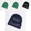 Knitted Hat For Men And Women With Queen Crown Pattern For Autumn Winter Warmth