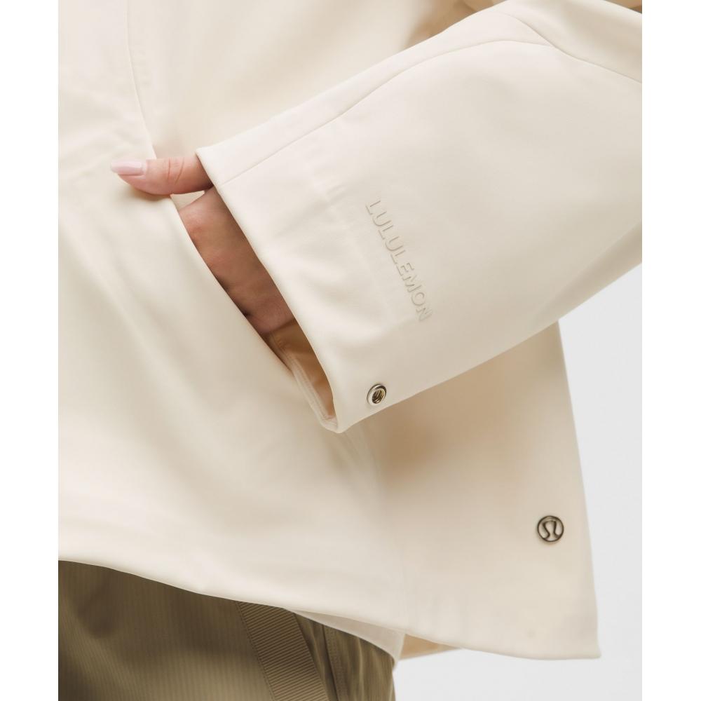 Lululemon Repelshell Cinch Back Rain Jacket Light Ivory