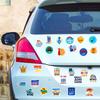 50 PCS Father's Day Text Stickers - 'Happy Father's Day' Decals for Gifts, Cards, DIY