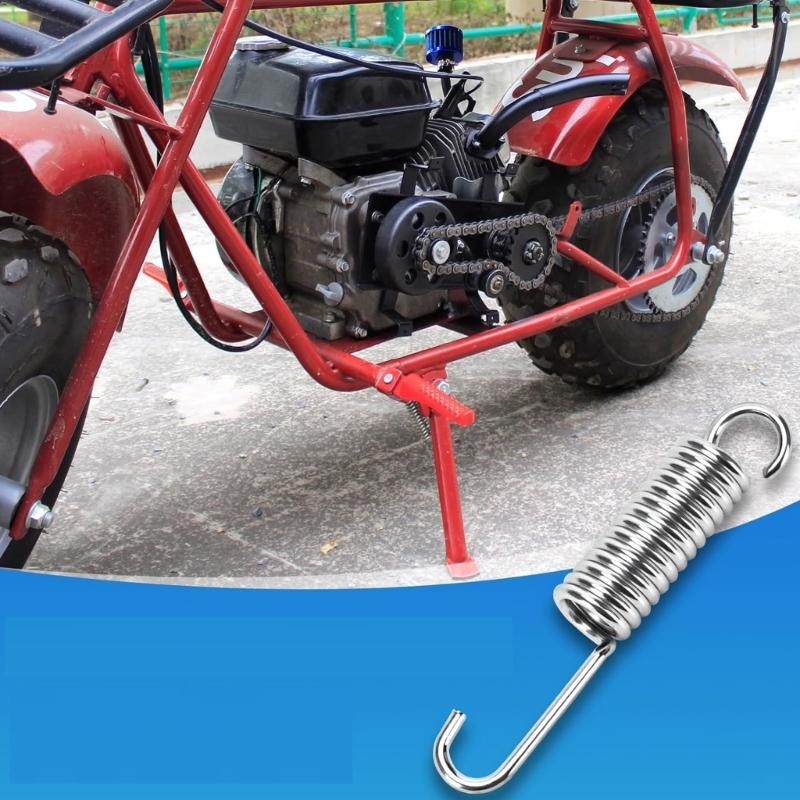 1/2pcs Motorcycle Kickstand Spring Universal for B200R CX100X RB200 Replacement Rustproof Spring Mini Bike Accessories