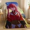 Houshou Marine VTuber Throw 240g Flannel Blanket, Suitable for Sofas, Beds, Offices,  Exquisite Gift Blankets