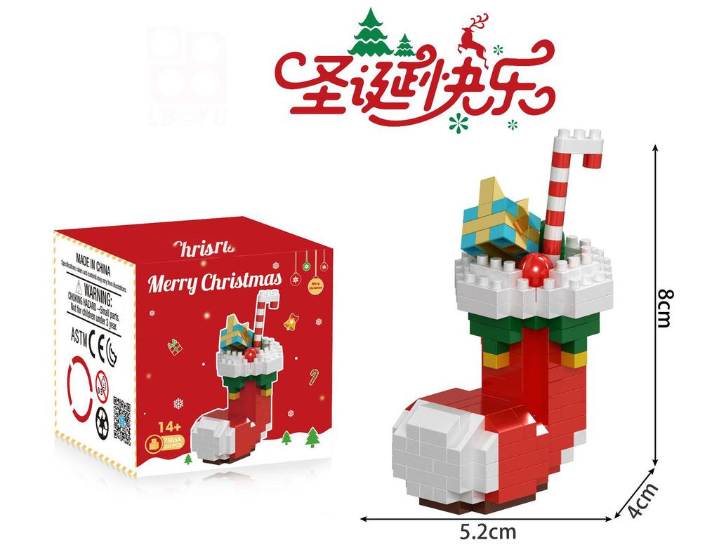 santa building block christmas Mini Building Blocks Creative Construction Educational Toys for Kids 10 to 12 years old girl gift