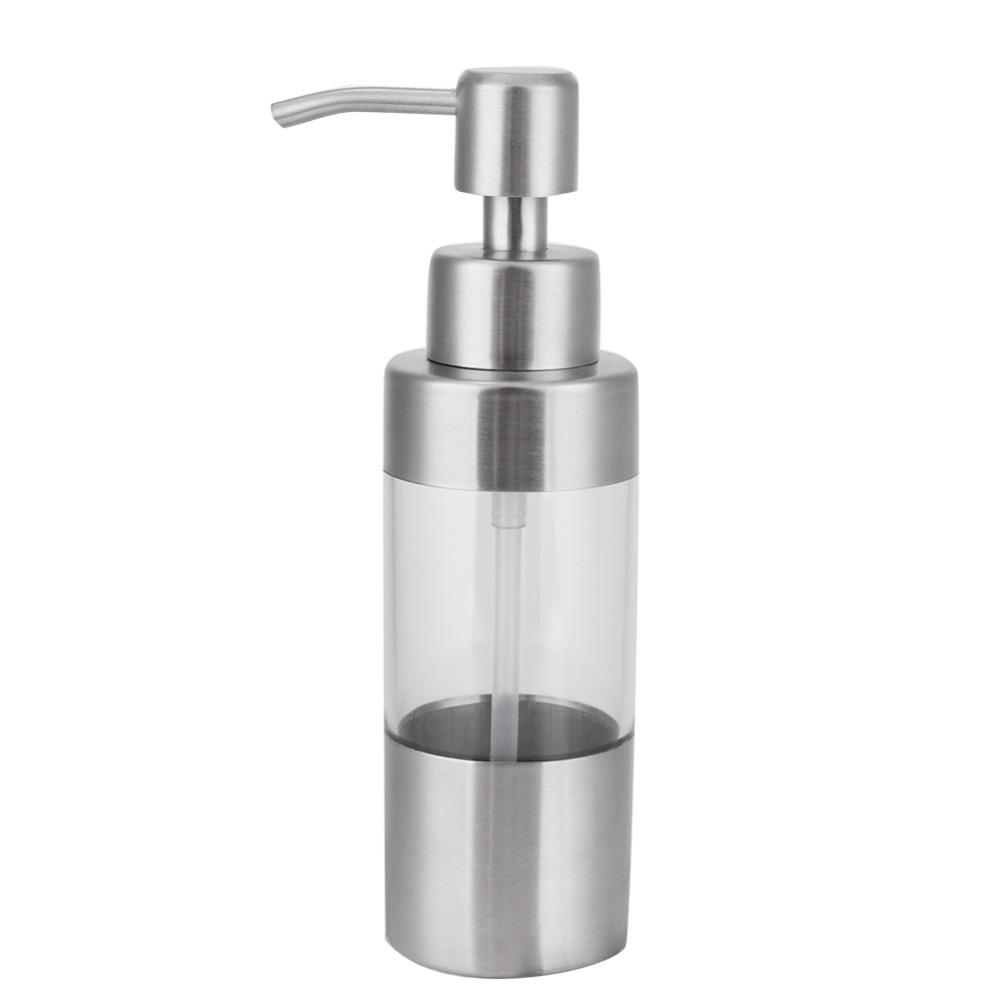 with Pump Soap Dispenser Stainless Steel ABS Liquid Soap Dispenser  Dish Soap Hand Soap Shampoo