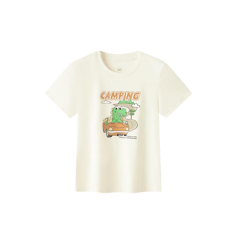 361° Kids' Summer Dinosaur Print Short Sleeve T-Shirt