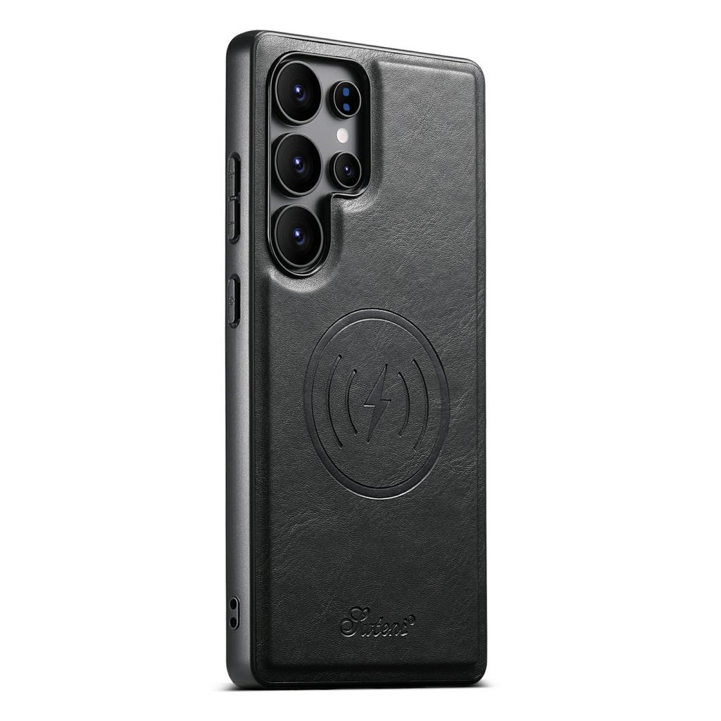 SUTENI H15 For Samsung Galaxy S25 Ultra Case Compatible with MagSafe Detachable Card Holder Phone Cover