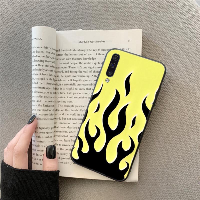

Чехол для телефона с пламенем для Samsung A12 A32 A71 A11 A21S A02 A52 A72 A51 A50 A70 A31 A41 M31 M31