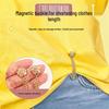 Magnetic Chain Buckle Cincher: No-Sew Tool for Adjusting Waistlines, T-shirt Hems, Cuffs, and Pant Lengths.