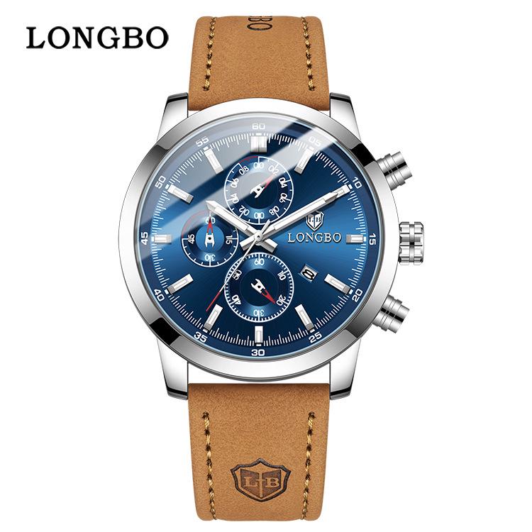 Longbo Men s Waterproof Quartz Couple Watch - Simple Casual Design