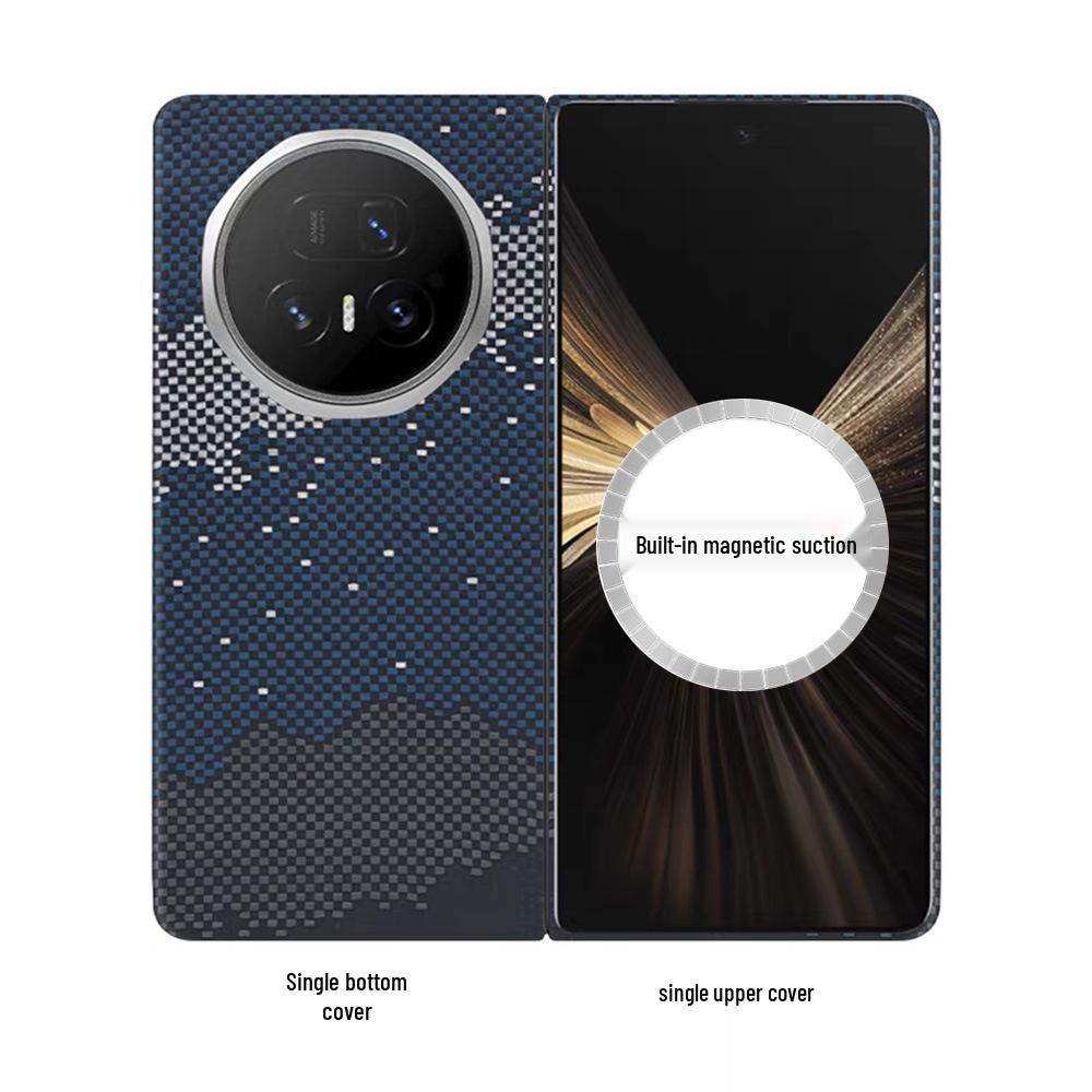 Honor MagicV5 Kevlar-Carbon Fiber Slim Anti-Fingerprint Phone Case