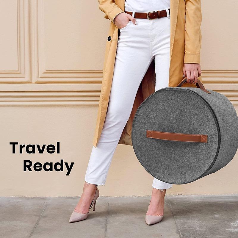 1/2pcs Hat Storage Bucket Foldable Storage Bag Multifunctional Storage Bag Suitable for Storing Hats