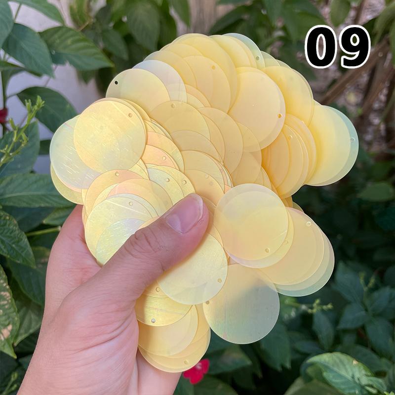 30Χιλ. Πολύχρωμα Καραμέλα Μεγάλες Πούλιες με Τρύπα Pet Στρογγυλές Πούλιες Ραφής Χειροτεχνίας Διακόσμηση Νυφικού Αξεσουάρ DIY Χαλαρές Πούλιες