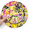 50PCS Waterproof Softball Sports Stickers for Luggage & Helmets