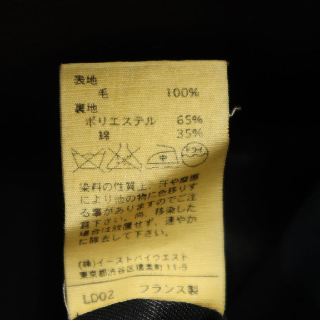 A.P.C. Made In France Hooded Wool Coat S Black Men's Used