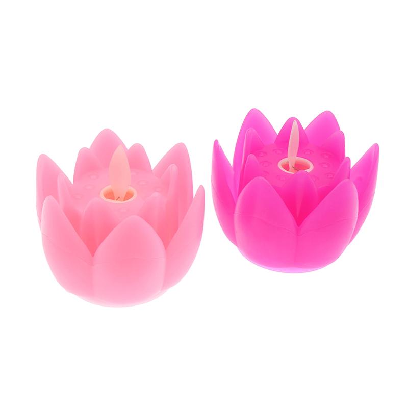 Lotus Lantern In Front Of The Temple Led Electronic Candle Lamp Buddhist Hall Lanterns Wishing Light Temple Festival Decoration