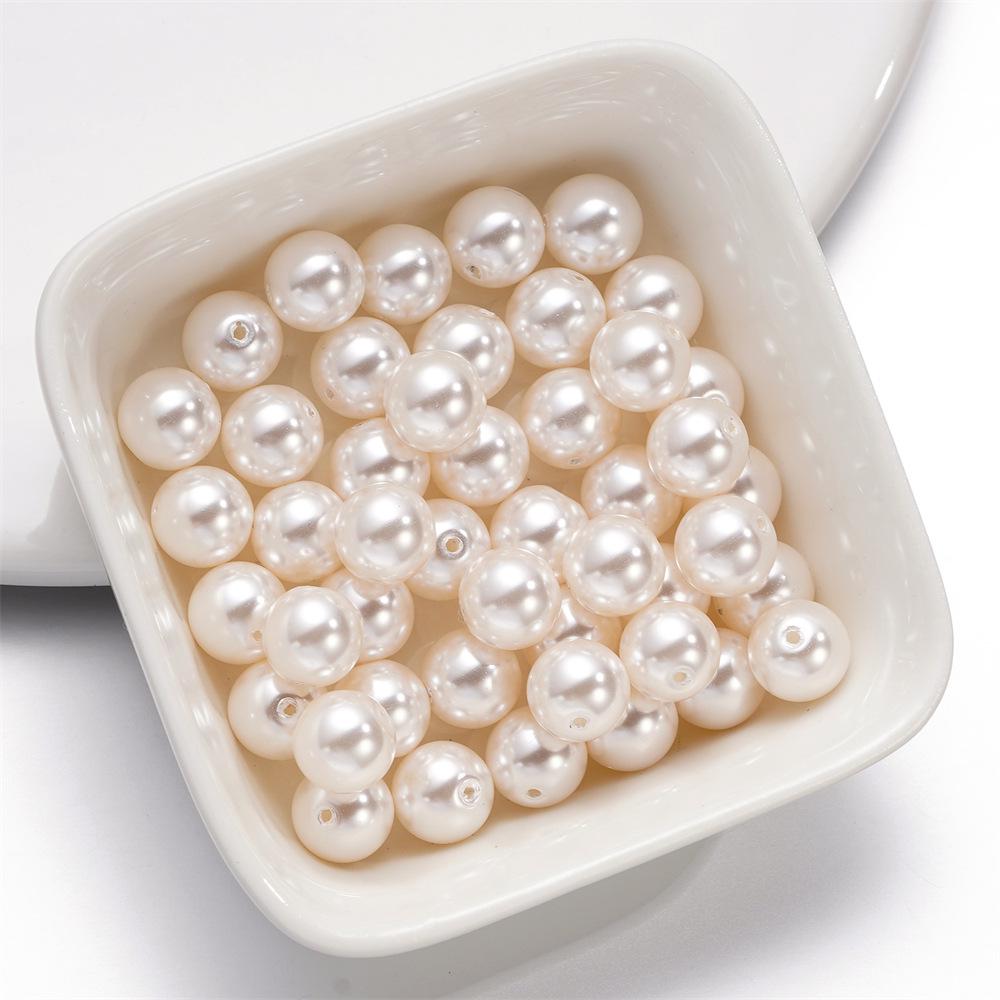 

3-12 мм Высокоблестящие Имитация Ракушки Хрустальные Стеклянные Бусины для Ручной Работы DIY Ожерелий и Подвесок 8mm, 10 pcs/pack, ~7.5g слоновая кость