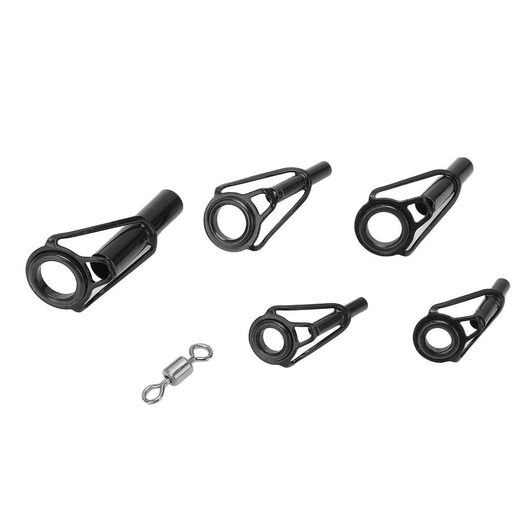 Fishing Rod Tip Repair Kit Stainless Steel Ceramic Ring Guide for Freshwater Saltwater