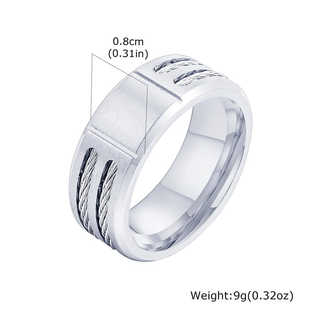 Personalized Chunky Ring for Men Boys,Engrave Initals Image Symbol Stainless Steel Ring,Stylish Jewelry Gift To Dad Husband