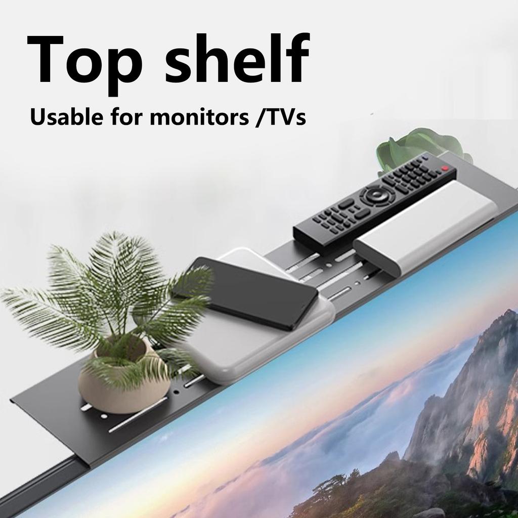 Computer TV Screen Shelfs Display Organizers Wireless Routers Settop Box Shelfs Home Office Storage Rack Organizers