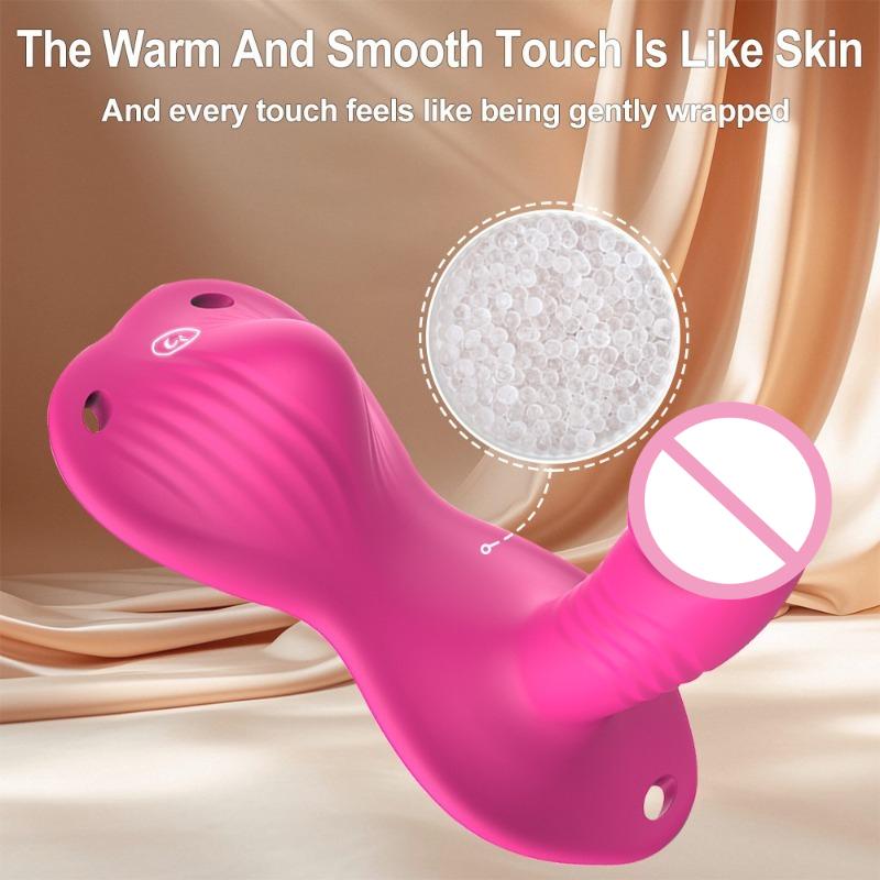 Cushion Type Dildo Vibrator App Control Sit And Ride Clitoris Anal Stimulator G Spot Massager 9 Modes Adult Sex Toys For Women