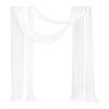 Wedding Arch Chiffon Drape Table Runner Arbor Drapery Decorative Lightweight Cloth Cover