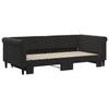 VidaXL Daybed with Trundle Bed Black 90x190 Cm Velvet 3197786