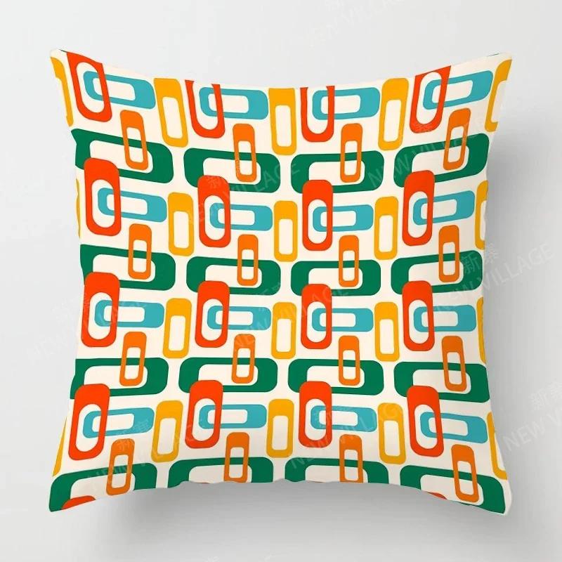 

Скандинавский Осенний Домашний Декор Осенняя Наволочка для Подушки-Пледа Чехол для Подушки на Диван Современная Геометрия 66x66cm светло-коричневого