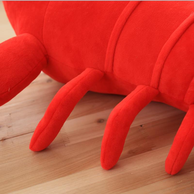 1PC Simulation Lobster Plush Toy Doll Stuffed Sea Animal lobster pillow Gentle Playthings 30/55/80cm great for daily use