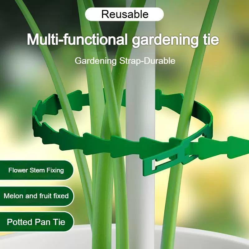 10-300Pcs Adjustable Plant Ties Reusable Self-Locking Wrap Strap For Garden Plant Vine Supports Garden Plant Fastening Tie