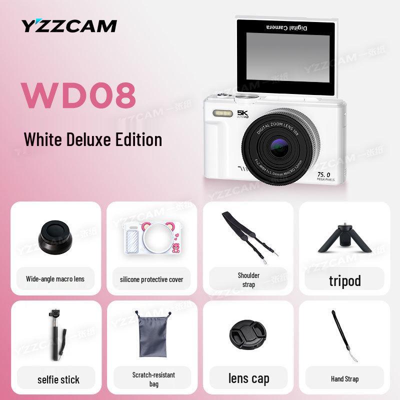 High-Definition Retro CCD Mirrorless Camera for Students and Parties - Perfect Entry-Level Camera for Girls