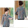 Fashionable Loose Fit Shirt for Middle Aged Women Elegant Plus Size Blouse Long Sleeve Summer Casual Tops for Moms