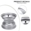 For ATV Rear Wheel Rim Hub 8 Inch 18x9 50 8 Tires 4 Holes for Quad Bike Go Kart Off Road Aluminum Alloy Replacement