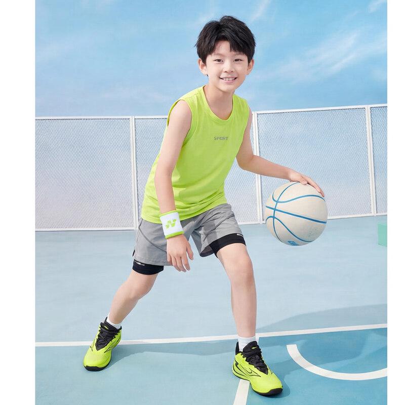 Yoyo One Boys' Quick-Dry Mesh Basketball & Sports Vest Set