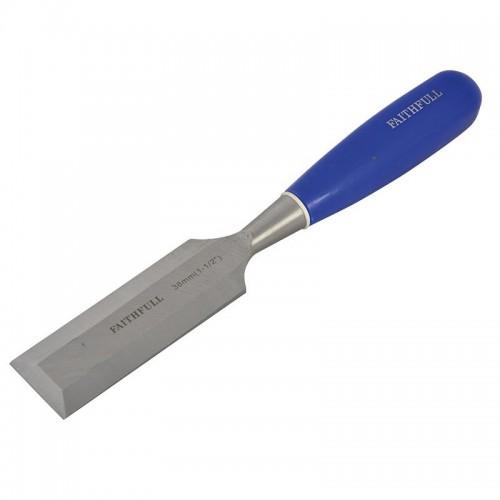 Faithfull Bevel Edge Chisel Blue Grip