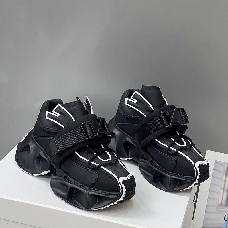 Módní Nové Černé Dad Chunky Tenisky Ležérní Vulkanizované Boty Dámské Vysoké Platformové Tenisky Šněrovací Tenisky Dámská Obuv 2025