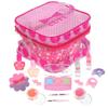 Cutie Heart Vinyl Vanity Makeup Bag